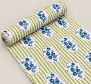 Tela Popelina 100% Algodón con Estampado Floral Botánico, Tejido de Peso Medio, 53/54 Pulgadas de Ancho, para Prendas de Vestir y Decoración del Hogar - Product Image 3