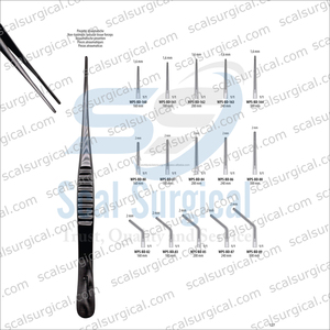 Pinzas para Tejido Vascular DeBakey, Instrumento Quirúrgico Angulado Atraumático de Acero Inoxidable, Pinzas Cardiovasculares - Product Image 4