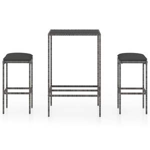 Conjunto de Muebles de Jardín Color Gris Antracita para Patio - Product Image 2