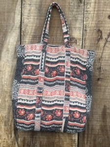 Cotton Kantha <b>Tote</b> <b>Bag</b> Eco Friendly Handmade Stitch Shoulder Handbag Reusable Shopping Market <b>Beach</b> Picnic Grocery <b>Beach</b> <b>Bag</b> - Product Image 2