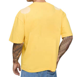 Camiseta casual de algodón con detalle de bolsillo y cuello reforzado para hombre, con logotipo personalizado para suministro a granel de marca privada OEM - Product Image 3