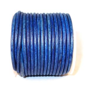 สายหนังกลมวินเทจ (3มม. ถึง10มม.) สำหรับงานฝีมือเครื่องประดับ DIY สำหรับกำไลและสร้อยคอส่วนประกอบพรีเมี่ยม - Product Image 2