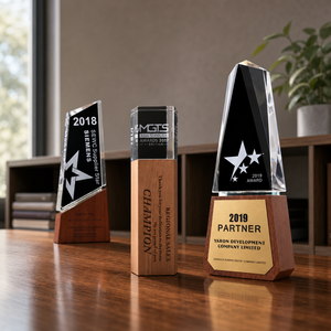Premio Acrílico de Diseño Creativo, Forma Irregular, Impresión UV, Grabado Láser Transparente, Obra de Arte Personalizada - Product Image 4