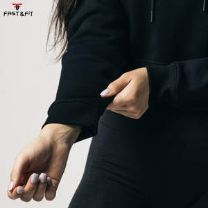 Hoodie court personnalisé pour femme – Sweat à capuche décontracté et oversize avec logo frontal, 100 % coton imperméable - Product Image 5