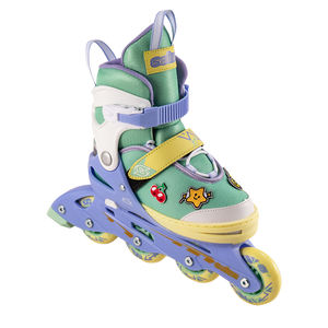 Patins à roulettes d'extérieur réglables SOLEX 5 tailles pour enfants, couleur dégradée, roulements ABEC-7, roues en TPU, 100 kg max - Product Image 2