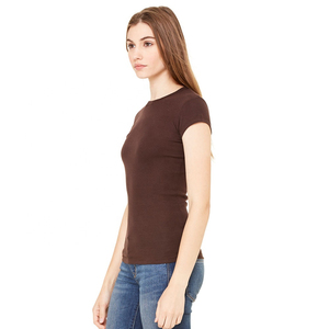 เสื้อยืดแขนสั้นทรงหลวมสไตล์ใหม่สำหรับผู้หญิง ใส่สบายๆ สำหรับฤดูร้อน รับสกรีนโลโก้ ผ้าฝ้ายฟลีซ 100% แห้งเร็ว - Product Image 6