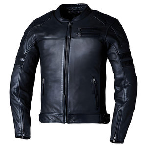 Chaqueta de Invierno Casual para Hombre de Cuero Vacuno Puro con Logotipo Frontal, Ecológica y Resistente al Viento, de Alta Demanda y Superventas - Product Image 3