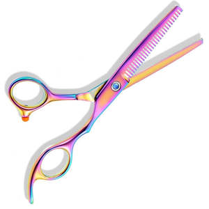 Ciseaux professionnels à lame droite de 6 pouces pour la coupe de cheveux, fournitures de salon, ciseaux pour hommes et femmes, toilettage des cheveux, barbier ANAAIF - Product Image 3