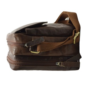 Handmade 15\" Laptop <b>Messenger</b> <b>Bag</b> Genuine Leather Briefcase Easy Carrying 34 X 25 X 6 CM <b>for</b> <b>Men</b> and Women - Product Image 3
