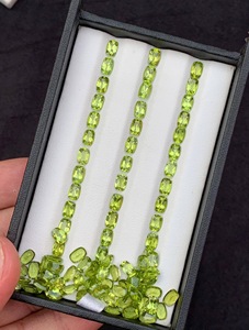 Piedras Preciosas de Peridoto Natural al por Mayor, Facetadas, Verdes, en Forma Redonda, Ovalada y Cojín, Sueltas, para la Fabricación de Joyas, a Granel - Product Image 2