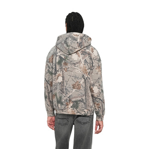 Sudadera con Capucha Personalizada con Estampado de Jungla, de Algodón y Felpa, Estilo Urbano Informal, con Logotipo, Venta al Por Mayor OEM - Product Image 6