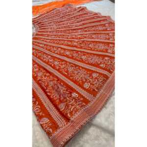 Hermosa Ropa India y Pakistaní de Diseñador, Lehenga Choli con Lentejuelas y Bordado - Product Image 5