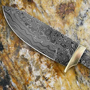 Damascus Steel Blank <b>Blade</b> Handmade <b>Craft</b> Blank for Custom Handle Making DIY <b>Craft</b> Projects Workshop Applications Outdoor Use - Product Image 3