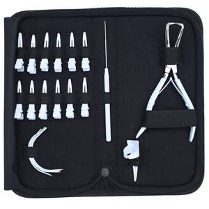 Kit d'outils professionnels pour extensions de cheveux avec pince, crochet et doigt de séparation pour l'installation et le retrait - Product Image 5