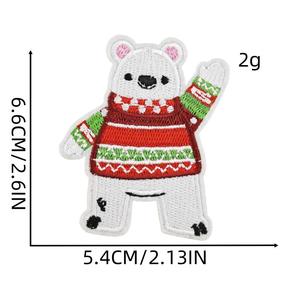 Factory Wholesale Embroidery Patch Custom Geometric Applique <b>Iron</b> <b>On</b> Sew <b>On</b> Badge for Caps Jackets Bags Garments Decorative Clot - Product Image 4