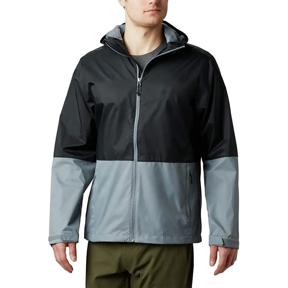 Men's Mountain Jacket Waterproof Windproof Hooded Rain Jackets for Hunting Fishing Hiking Cycling