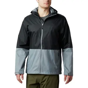 Veste de montagne coupe-vent à capuche pour hommes,, tenue de pluie imperméable pour la chasse, la pêche, la randonnée et le cyclisme