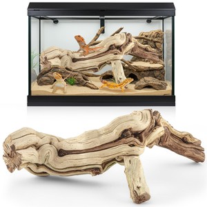 Figurine de lézard en bois de teck sculptée à la main - Design traditionnel écologique 20x10x5 cm Décoration d'intérieur - Vente en gros B2B - Product Image 1