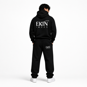 Conjunto de Sudadera con Capucha y Pantalones Rectos al por Mayor, con Logotipo Personalizado, Impresión Serigrafiada, Traje Deportivo Cómodo para Hombre - Product Image 2