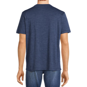 เสื้อยืดออกกำลังกายผู้ชายลายเฮเธอร์ แขนสั้น สวมใส่สบาย เหมาะสำหรับออกกำลังกายที่ยิมหรือฟิตเนส - Product Image 4
