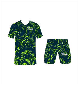 Conjunto de Uniforme de Fútbol Verde Sublimado Personalizado, Conjuntos de Entrenamiento de Fútbol Transpirables para Hombre, Traje Deportivo de Secado Rápido al por Mayor para Equipos - Product Image 2