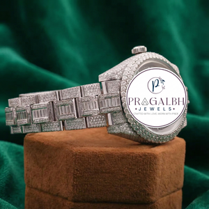 Proveedor Mayorista de Relojes de Lujo para Hombre, Relojes Completamente Incrustados con Moissanita, Pueden Pasar el Test de Pureza, Relojes de Alta Gama - Product Image 6