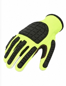 Gants de travail pratiques résistants aux chocs, design ergonomique moderne, revêtement en nitrile sur la paume, niveau de protection contre les coupures ANSI/ISEA 4, respirants et confortables - Product Image 1