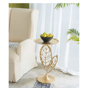 Modern <b>Round</b> Side <b>Table</b> with Black Marble <b>Top</b> and Gold Brass Frame Contemporary Living Room Furniture Decorative Accent <b>Table</b> - Product Image 6