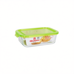 FIAMBRERA Recipiente Rectangular de Vidrio para Almacenamiento de Alimentos de 1000cc, 20.5 X 15.5 cm, Diseño Moderno, Apto para Microondas, para Camping - Product Image 2