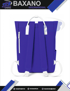 Zeta Phi Beta ZPB Sorority <b>Backpack</b> Roll Top Casual Style Large Capacity Shoulder <b>Straps</b> School <b>Backpack</b> Travel Bag for girls - Product Image 6