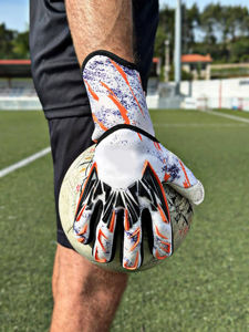 Guantes de Portero de Fútbol Profesionales, Nuevo Diseño, Material de Látex y Cuero/PU, Cierre de Cremallera, para Niños y Adultos - Product Image 6