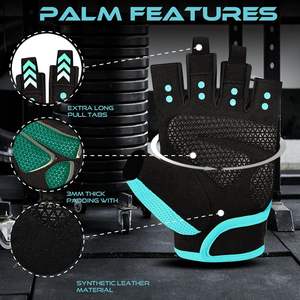 Guantes de Entrenamiento para Hombre y Mujer - Guantes de Gimnasio sin Dedos, Transpirables y Ligeros para Levantamiento de Pesas, Ciclismo y Dominadas - Product Image 3