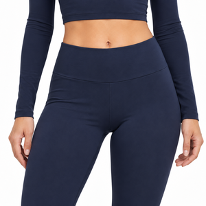 Conjunto Deportivo de Sujetador y Pantalones Cortos para Mujer, Ropa Deportiva Elástica de Dos Piezas, para Gimnasio, Entrenamiento, Pilates, Proveedor Mayorista de Ropa Deportiva de Verano - Product Image 3