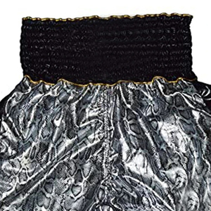 Pantalones Cortos de Muay Thai para Hombre de Alta Calidad al por Mayor, Lisos, Elásticos, para Lucha, MMA, Kick Boxing, Muay Thai, con Bordado de Cuero Personalizado - Product Image 5