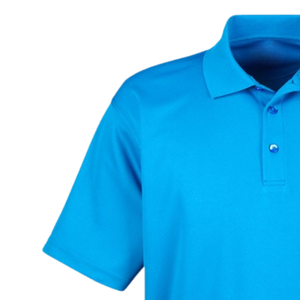 Camisa Polo para Hombre, Azul, con Logotipo Bordado, Manga Corta, Cuello Camisero, Mezcla de Algodón, Informal, para Negocios, Golf, Uniforme, Ropa Deportiva - Product Image 2