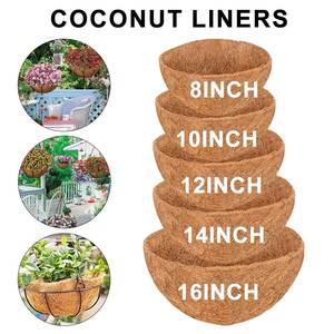 Pots à fleurs en fibre de coco de qualité supérieure fabriqués au Vietnam, pots à plantes écologiques biodégradables, fournisseur en gros - Product Image 3