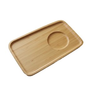 Acacia Wood Solid <b>Plate</b> Dish Tray with Engraving Technique for Barbecue Japanese Tea Snack Cake Serving <b>Disposable</b> - Product Image 4