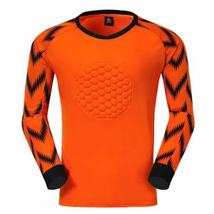 Uniformes de Fútbol para Hombre, Conjunto Profesional de Jersey de Portero, Camiseta y Pantalones Cortos Acolchados, Uniformes de Fútbol de Secado Rápido - Product Image 2