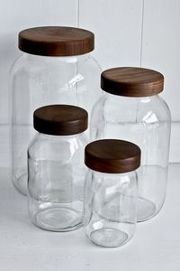 Retro Metal <b>Storage</b> <b>Containers</b> Set With Copper Handles And Lids For <b>Kitchen</b> Food Preservation Gray Color - Product Image 6