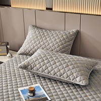 Protège-matelas matelassé en microfibre 300 fils, respirant, imperméable, lavable en machine, toutes saisons, pour usage hospitalier