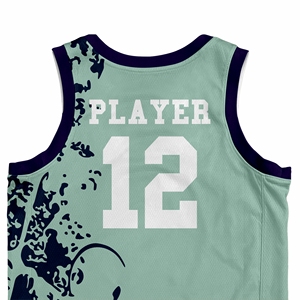 Best Seller Custom Basketball Uniform Set Sublimation Printed 100% Polyester Gradient Abstract Design Jersey Shorts - Product Image 5