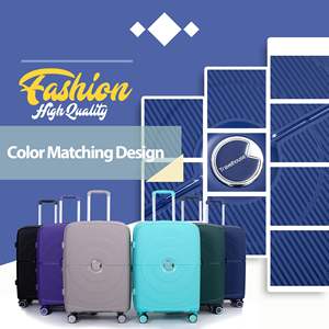 Valigia rigida espandibile marina Set 3 pezzi (20/24/28) ruote a doppia Spinner leggero e resistente con serratura TSA - Product Image 3