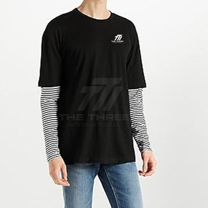 เสื้อยืดผู้ชายสองชั้นขายตรงจากโรงงาน เสื้อยืดผู้ชายสองชั้นขายดีที่สุด เสื้อยืดผู้ชายสองชั้นผลิตในปากีสถาน - Product Image 5