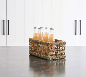 Cesta Redonda Rústica Hecha a Mano con Material Ecológico de Seagrass, Marca Vietrustic ODM, para Almacenamiento de Ropa - Product Image 3