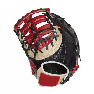 Gants de baseball haut de gamme en cuir de vache véritable, confortables et adaptés à l'entraînement quotidien au baseball. - Product Image 4