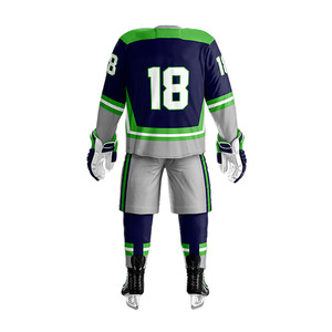 Athletic Ice Hockey Uniform Set Custom Sublimated Team Sports Wear Jersey Pants <b>Socks</b> Practice Training Gear - Product Image 3