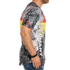 Camiseta Deportiva Personalizada de Verano para Hombre, 100% Algodón, Cuello Redondo, Secado Rápido, Transpirable, Ligera, con Impresión Digital - Product Image 3