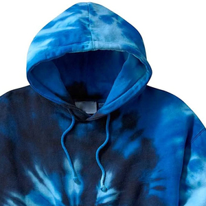 Sudadera con capucha de invierno para hombre, 100% algodón, color liso, teñido anudado, con logotipo personalizado, de alta calidad y ecológica. - Product Image 2