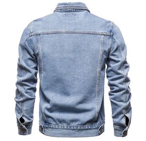 Men's Slim Fit Denim Jacket Casual <b>Stand</b> Collar Regular Sleeve Solid Color Leather Material Winter Wear Quick Dry Sherpa Lining - Product Image 3