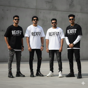 เสื้อยืดโอเวอร์ไซส์จากผู้ผลิตชั้นนำ สกรีนลายตามสั่ง ผ้าฝ้ายพรีเมียมเนื้อนุ่ม สตรีทแวร์ ทรงไหล่ตก - Product Image 1